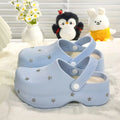 Summer New Casual Style Star Thick Bottom Baotou Slippers for Women Wearing Lazy Outerwear, One Step Stepping Cool Slippers