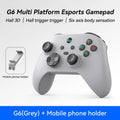G6 wireless mobile game controller with Hall trigger and Hall joystick supporting switch/pc/android/IOS