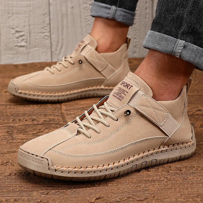 Men's Penny Boat Shoes Athletic Shoes Breathable Orthopedic Travel Flat Bottom Suitable for Outdoor Activities Hiking Walking