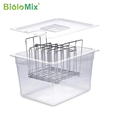 Stainless Steel Sous Vide Rack, 11L Cooker Containers | SAMAG