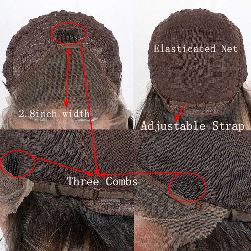 Synthetic Copper Red Braid Lace Front Wigs 360#Color Double Braided Wig Heat Resistant Fiber Long Braid Wig With Baby Hair
