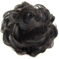 Jeedou Messy Bun Chignon Donut Hair Pad Elastic Hair Rope Rubber Band Synthetic Hairpiece Hair Accessories for Women
