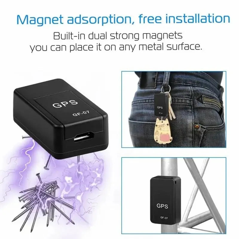 Mini Magnetic GF-07 GPS CarTracker Real Time Tracking Anti Mount SIM Message Positioner Real-time Vehicle Locator Pet Tracker
