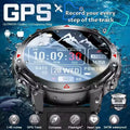 HT37 T-Rex 3 Pro Military GPS Smart Watch Waterproof Dual-band GNSS Compass Altimeter Swim 170 Sports Mode Watch with Flashlight