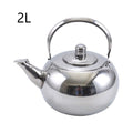 Stainless Steel Water Kettles Teapot With Infuser Filter Coffee Kettle Green Tea Jug Home Office Tea Coffee Tools Cookware