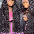 Malaysian Curly 250% Density 32 34 inch 13x6 HD Lace Front Human Hair Wigs Deep Wave 13x4 Frontal Wig Women Glueless Closure Wig