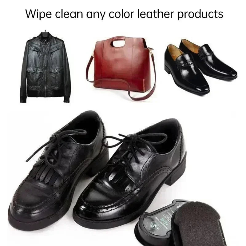 1-3pcs Shoe Cleaning & Polishing Brush, 2-in-1 for Leather Shoes, Restores Shine Quickly, Double Sided with Colorless Sponge