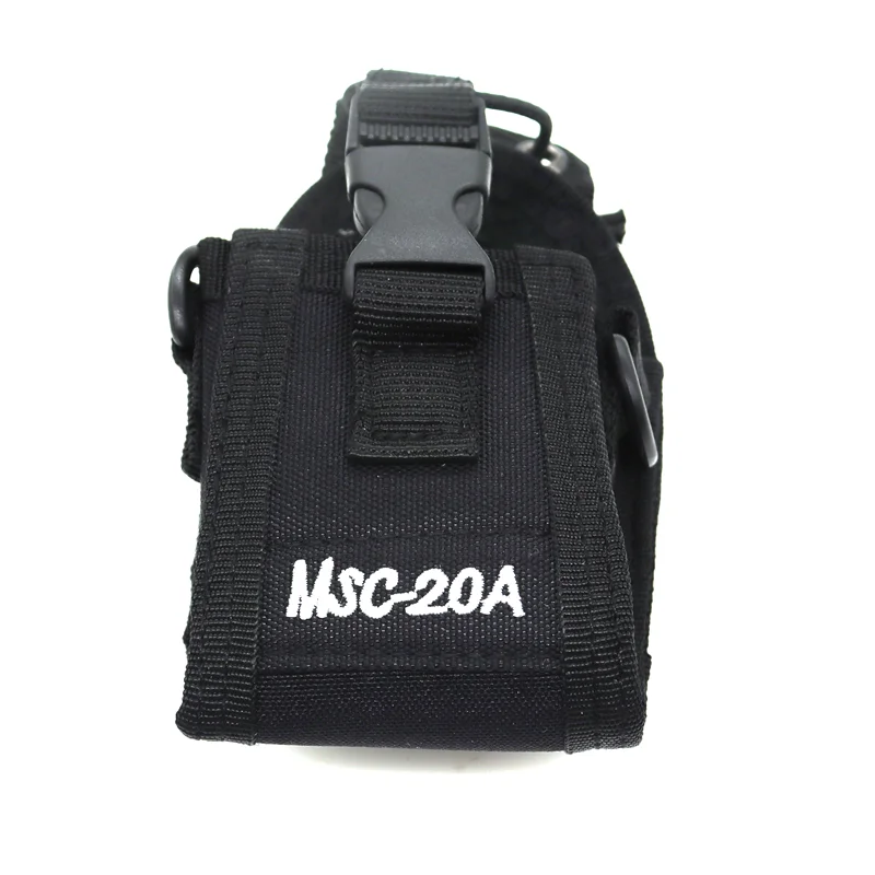 Tactical Molle Radio Walkie Talkie MSC-20A Nylon Pouch Waist Bag Holder Pocket Portable Interphone Case  for Hunting Camping