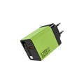 3 In 1 120W GaN Charger USB Type C Fast Charging Phone Charger Adapter With Retractable USB C Cable Wall Plug For iPhone Huawei