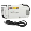 16MP Digital Camera HD Video Camcorder 2.4 Inch Rotatable Screen 16X Digital Zoom Video Camera Recorder USB Connection Port