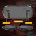 Game Player Handheld 4.5in IPS Screen Two Player Games+Game Handle Retro Video Game Console 64G 20000+ Game for PS1/GBA/SFC/MAME