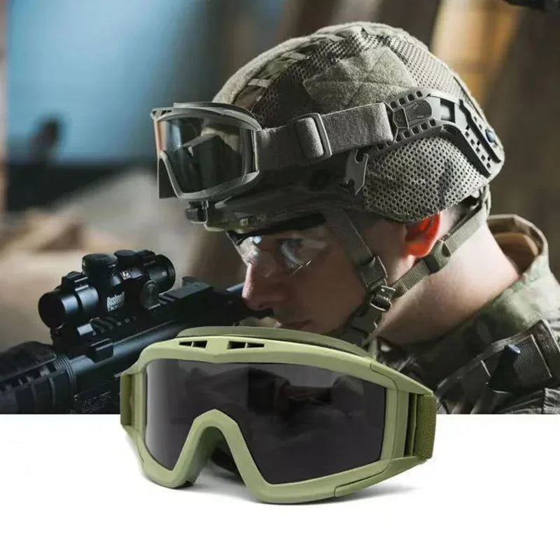 Tactical Goggles Mountaineering Shooting Sunglasses | SAMAG