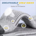 5 Pairs Men's Athletic Socks Sport Running Calf | SAMAG