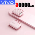 VIVO Mini 500000mAh Power Bank Super Fast Charging 4 in 1 Built in Cables LED Digital Display Power Bank for iPhone Samsung