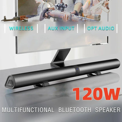 120W BS-56 TV Bluetooth Speakers AUX/BT/OPT Connections | SAMAG