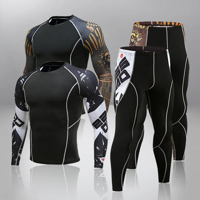 New Men's Thermal Underwear Sets Compression Sport Suit | SAMAG