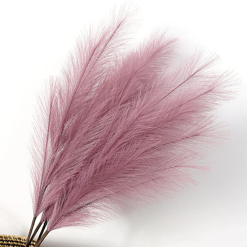 90/120cm Artificial Pampas Grass Bouquet Fake Flower for Home Room Decor Garden Wedding Decoration Outdoor Simulation Plant Reed