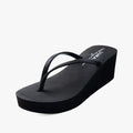 Women's Summer Beach Wedges Flip-Flops Lightweight Clip Toe Platform Sandals Woman High Heeled Outdoor Slides Orthopedic Shoes