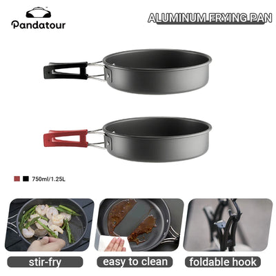 Pandatour Camping Folding Aluminum Frypan Non - stick Pan | SAMAG