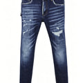 6057 Four Seasons New Men's Wear Washed Ripped Patch | SAMAG