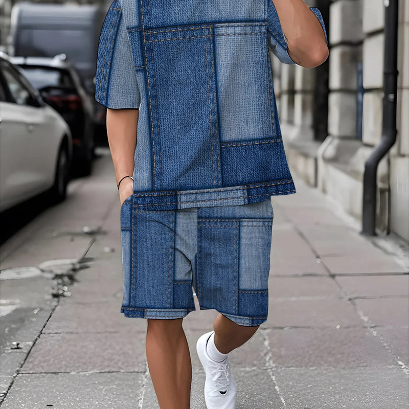 Men's Matching Sets Plus Size Menswear Tracksuit Clothing | SAMAG