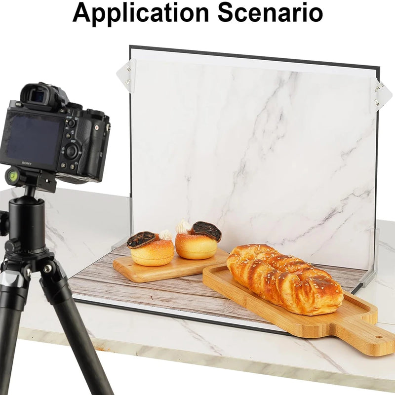 Selens Background Paper Double-Sided Product Photography Backdrops Photo Studio Kits Props  for Food/Makeup/Jewelry/Christmas