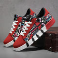 Summer Trendy Men's New Board Shoes Outdoor Non Slip Walking Men Sporty Shoe Canvas Pattern Casual Sneakers Male Zapatos