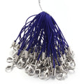 20/100PCS Strap Charm Cord Lanyard Lariat Strap Cords Lobster Clasp Rope Keychains Hooks Mobile Set Charms Jewelry Accessories