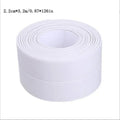 3.2m PVC Waterproof Sealing Tape for Bathroom Sink, Shower, Bathtub and Toilet - Self Adhesive Wall Sticker
