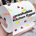 400Pcs Washable Kitchen Paper Towels Dual-Purpose Dry & Wet Cleaning Cloth Disposable Dishwashing Paper Cleaning Specialty Paper