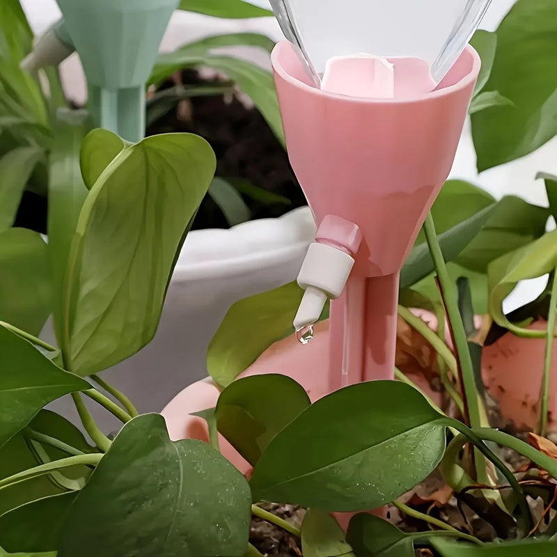 5/10Pcs Automatic Drip Irrigation System for Plants, Adjustable Self Watering Spikes, EU/US Bottle Cap Watering Kit