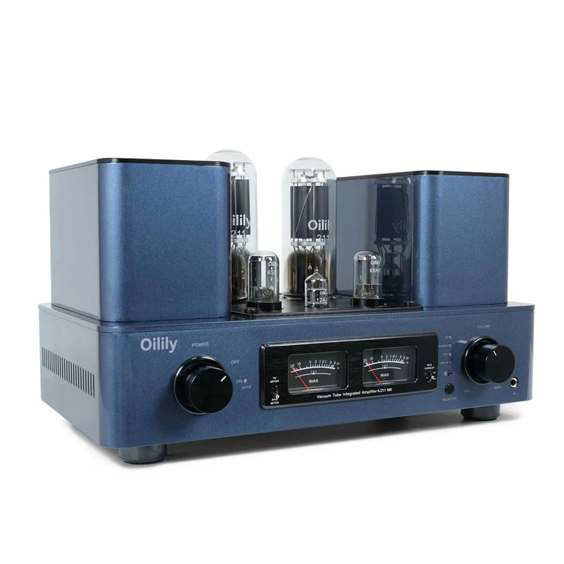 Oilily A211 MK Tube Amplifier: 211×2 Single-Ended Class A Integrated Amplifier, Hand-Built, High-End Hi-Fi Power Amplifier