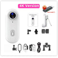 4K/1080P  Mini Magnetic Action Camera HD WiFi Wireless Body Mount POV Holder Bodycam Vlogging Motorcycle Helmet Sports Video Cam