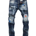 Autumn and Spring New Fashion Trend Retro Ripped Straight | SAMAG