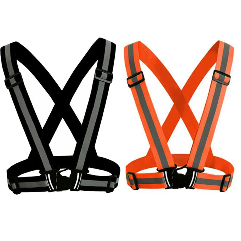 Unisex Night Running Suspender Reflective Suspenders For Men Women Colorful Adjustable Luminous Wide Braces Youth Sport Belt