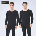 Thickened Fleece Warm Underwear Set for Men And Women Seamless Cotton Wool Shirt Large Size Winter Thermal Autumn Clothes