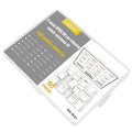 10pcs BPR56 5W 0.001 0.1 0.15 0.22 0.25 0.33 0.5 ohm Non-inductive Ceramic Cement Resistor 0.1R 0.15R 0.22R 0.25R 0.33R 0.5R