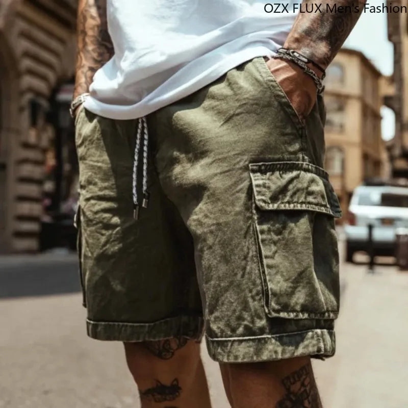 Summer Men Cargo Pants Shorts Waterproof Outdoor | SAMAG