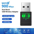 KEBIDUMEI AX900 USB WiFi 6 Bluetooth 5.4 Adapter 2in1 Dongle Dual Band 2.4G & 5GHz Network Wireless Wlan - Visuel 6 | SAMAG