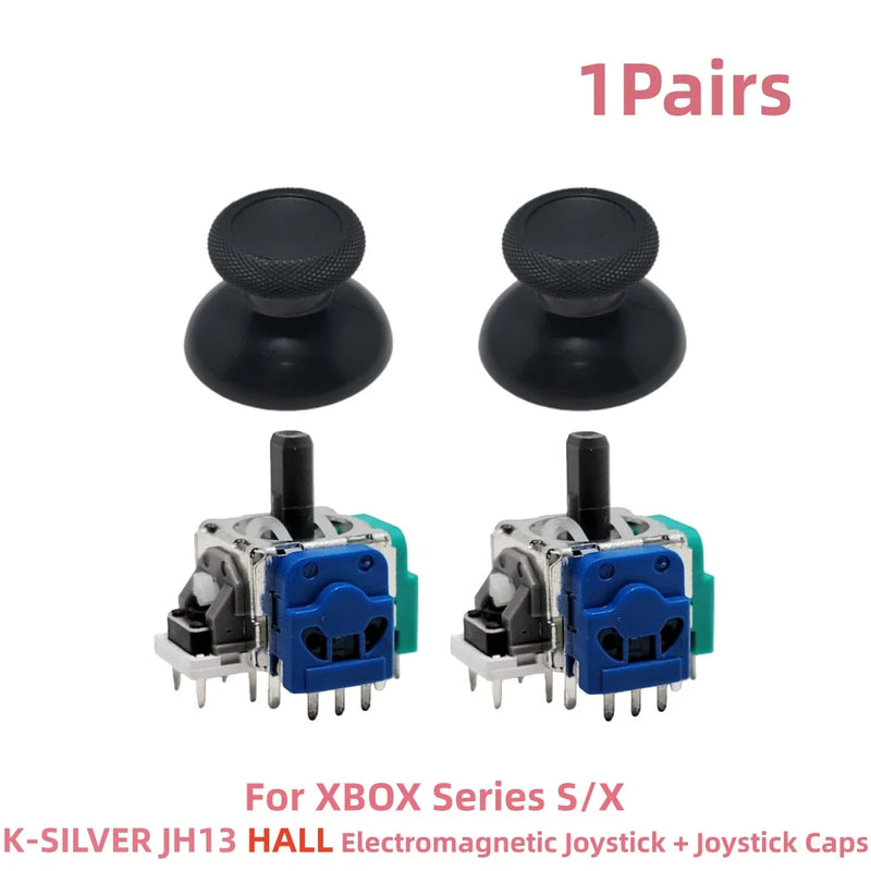 Hall/TMR Electromagnetic Joystick for PS5 PS4 Controller Thumb Stick Joystick Cap No-Drift 3D Analog Sensor Upgrade Replacement