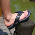 Essential for Trendy Men! Men’s Flip-Flops in Various Colors—Soft, Non-Slip, Ideal for Beach-to-Street Style!