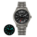 BERNY Titanium Automatic Men's Field Watches Date Sapphire Super Luminous Sports Easy Read Outdoor 10ATM Mechanical Watch