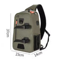 Fishing Backpack Portable Gear Bag with Rod Holder - View 6 | SAMAG