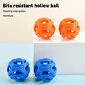 Floating Dog Chew Ball Indestructible Rubber Teeth Cleaning Molar Toy for Small-Medium Dogs Summer Pool Beach Water Play