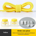 Spring Lock Shoelaces No Tie Shoe Laces Sneakers Round Elastic Shoelace Kid Adult Quick Without Ties Shoestrings Rubber Bands