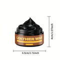 Premium Shoe Polish for Black Leather – Conditions & Shines, Protects Shoes, Bags & Jackets, Non-Greasy Finish, Long-Lasting Shi