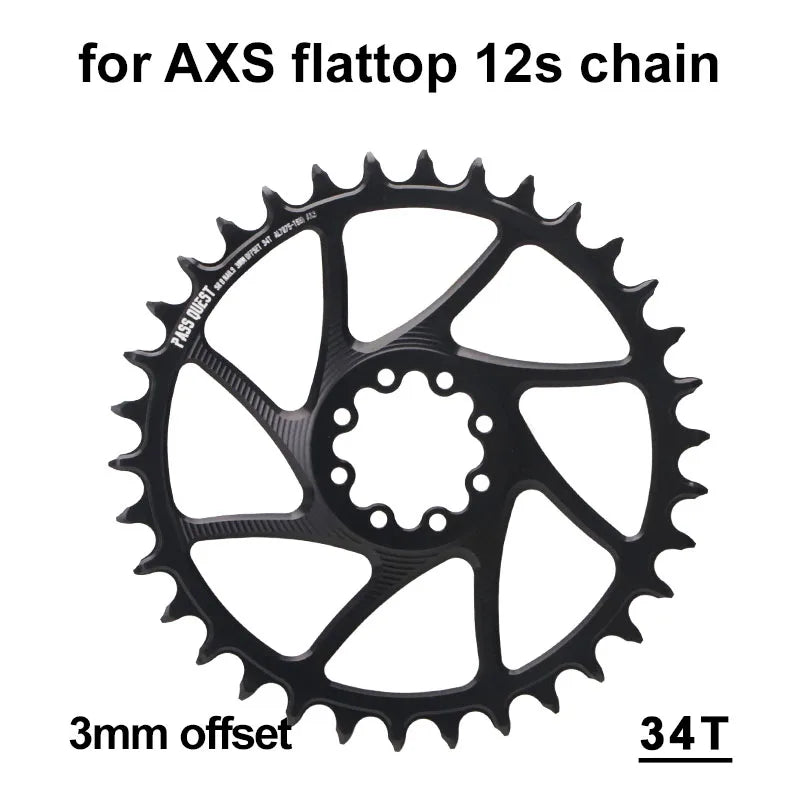 8 Bolt Direct Mount Chainring Narrow Wide Star For Sram Force Red Rival Axs 12-speed Chainring 28t 30t 32t 34t 36 38 40 Tooth