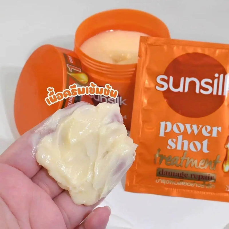 Thai Sunsilk Hair Mask 20ml x 10pcs, Repairs & Smooths Damaged & Frizzy Hair, Nourishing Leave-In Conditioner