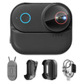 ANSVICAM 4K Mini Thumb Camera WiFi 6-Axis EIS Action Camera with Charging Dock Long Battery Life POV Motorcycle Vlog Cameras
