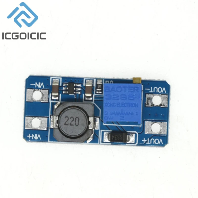 TYPE-C/USB 2A Max DC-DC Step Up Power Module Booster Power Module MT3608 2-24V To 5V/9V/12V/28V